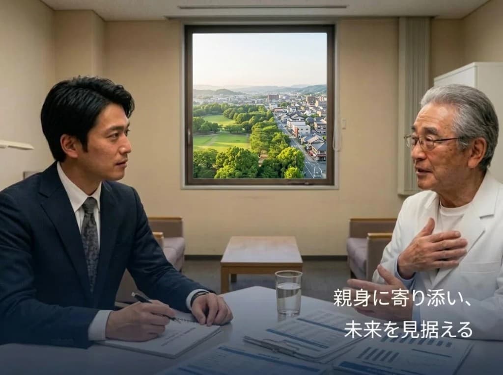 病院理事長に親身に寄り添うコンサルタント